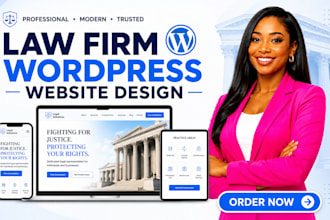 design professional lawfirm wordpress website attorney wordpress lawyer website
