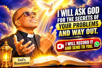 ask god for the secrets of your battle, record and send to you during prayer