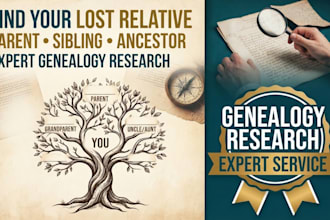find your long lost relative, parent, siblings, ancestor with genealogy research