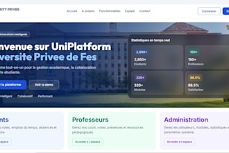 develop a custom web application