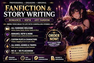 write nsfw fiction romance fanfiction anime smut manga stories erotica romance