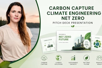 create carbon capture, climate engineering, net zero pitch deck presentation