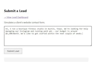 build an ai lead qualification and automation system