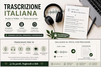 transcribe your italian audio or video accurately