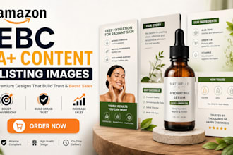 design amazon ebc, a plus content and listing images