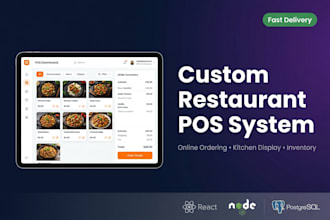 develop restaurant pos and ordering system