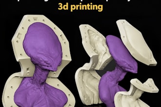 design 3d silicone mold slip casting ceramic plaster pottery mold 3d printing
