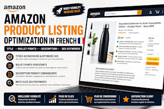 optimize your amazon product listing in french