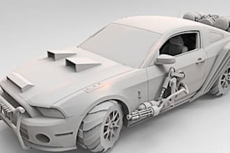 design 3d car modeling rc mini car truck model car body kit for 3d printing