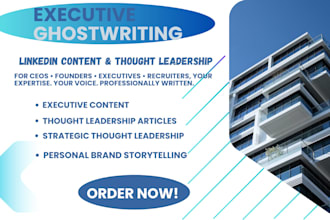 ghostwrite linkedin content for recruiters and HR