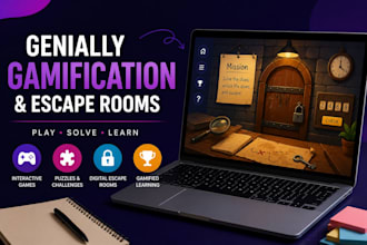 create genially gamification, interactive games and digital escape rooms