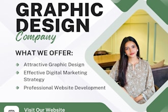 design elegant brand identity logo and instagram post design
