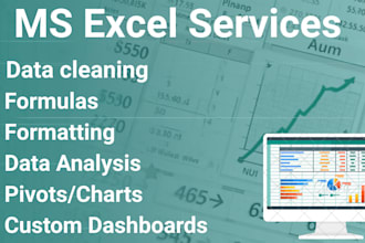 do microsoft excel formulas, charts, and dynamic excel dashboards