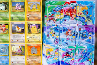 draw custom pokémon card art extension seamless tcg binder pages 3x3 tcg display