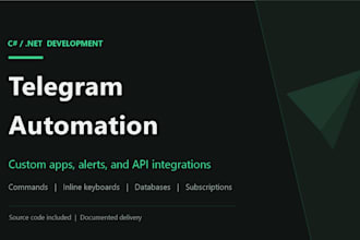 build a custom telegram bot for your business or group