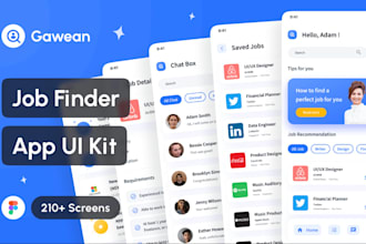 build a job portal app, freelancing app, job finder app, product finder app,