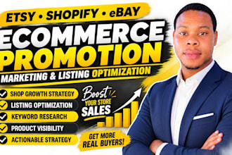 ecommerce shopify marketing etsy shop promotion ebay promotion esty listing SEO