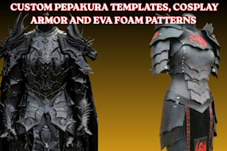convert 3d models into printable pepakura cosplay templates