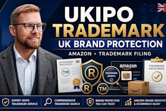 file and register your UK trademark with ukipo and amazon brand registry