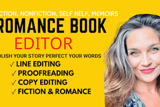 be your romance book editor, novel proofreader, and line editing