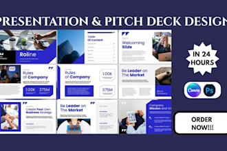 design redesign pitch deck powerpoint investor presentation canva google slide