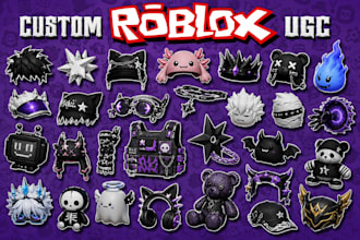 create custom roblox ugc accessories and 3d models