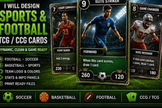 design tcg pokemon card custom football, sports and ccg trading cards