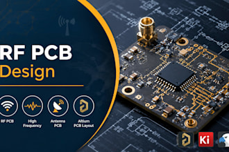 design rf pcb, high frequency pcb, antenna pcb, altium pcb layout