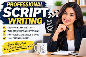 do your screenplay, screen writing, scriptwriting, tv series screenplay writing