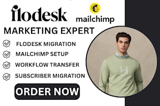 migrate flodesk mailchimp subscribers tags email automation workflows