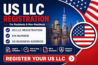 usa llc registration ein number for USA resident and non US resident wyoming llc