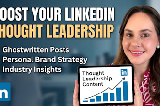 ghostwrite linkedin thought leadership for executives