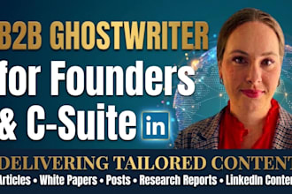 ghostwrite linkedin thought leadership for executives