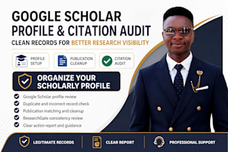 audit and optimize your google scholar profile and citations
