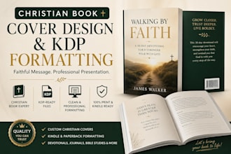 christian book cover design, amazon kindle book cover, amazon book formatting
