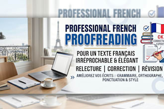 proofread your work in french