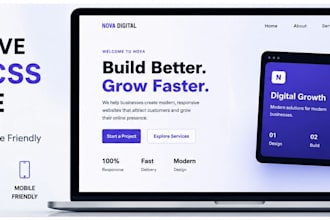 create a responsive HTML CSS website