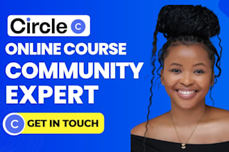 circle so online course setup circle so community manager membership website