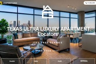 build wix apartment locating website apartment finder property rental website
