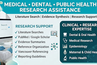 provide medical dental and public health research assistance