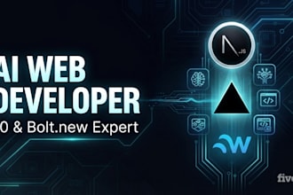 build custom ai web application using v0 or bolt new