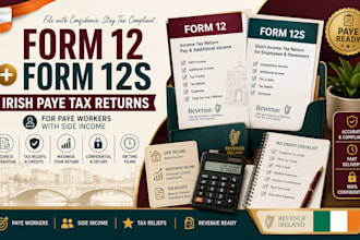 file ireland form 12 and form 12s tax returns for paye workers with side income