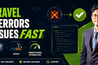 fix laravel bugs, errors and issues fast