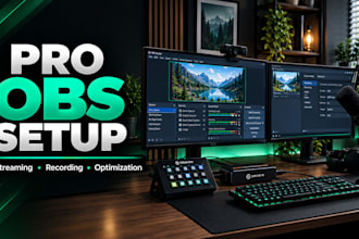 setup obs studio for professional streaming and recording