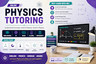 tutor you in physics and help you prepare for exams