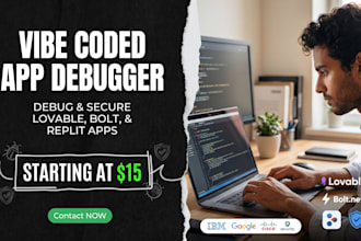 fix, debug and secure your vibe coded app