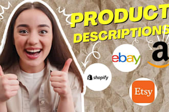 write SEO product descriptions that boost sales for shopify or etsy