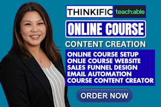 thinkific website design, thinkific course upload,thinkific course creator