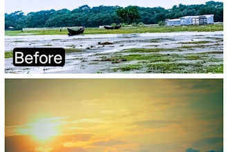 do professional photo editing,