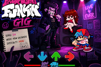 create original fnf songs, custom mod music, battle themes and charts
